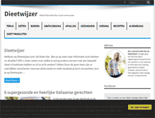 Tablet Screenshot of dieetwijzer.com